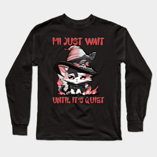 Cat Life Halloween Funny Appreciation Gift Long Sleeve T-Shirt